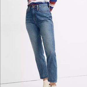 Madewell “the momjean” mom jeans in downey wash